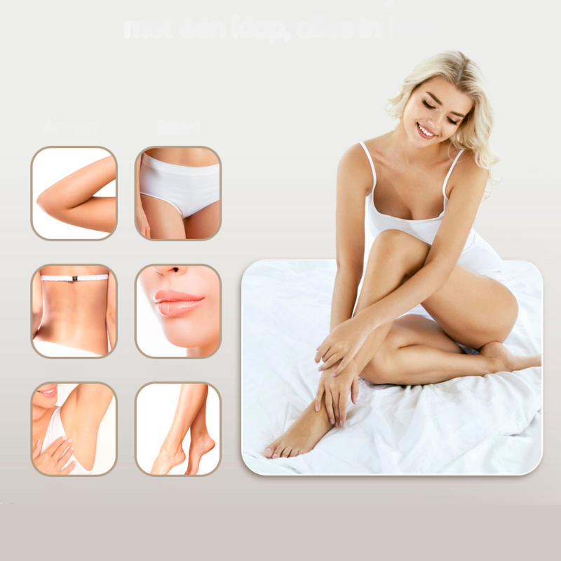 3-in-1 elektrische ladyshave voor een gladde en zachte huid – SILKYVA PureTrim - Glamorix