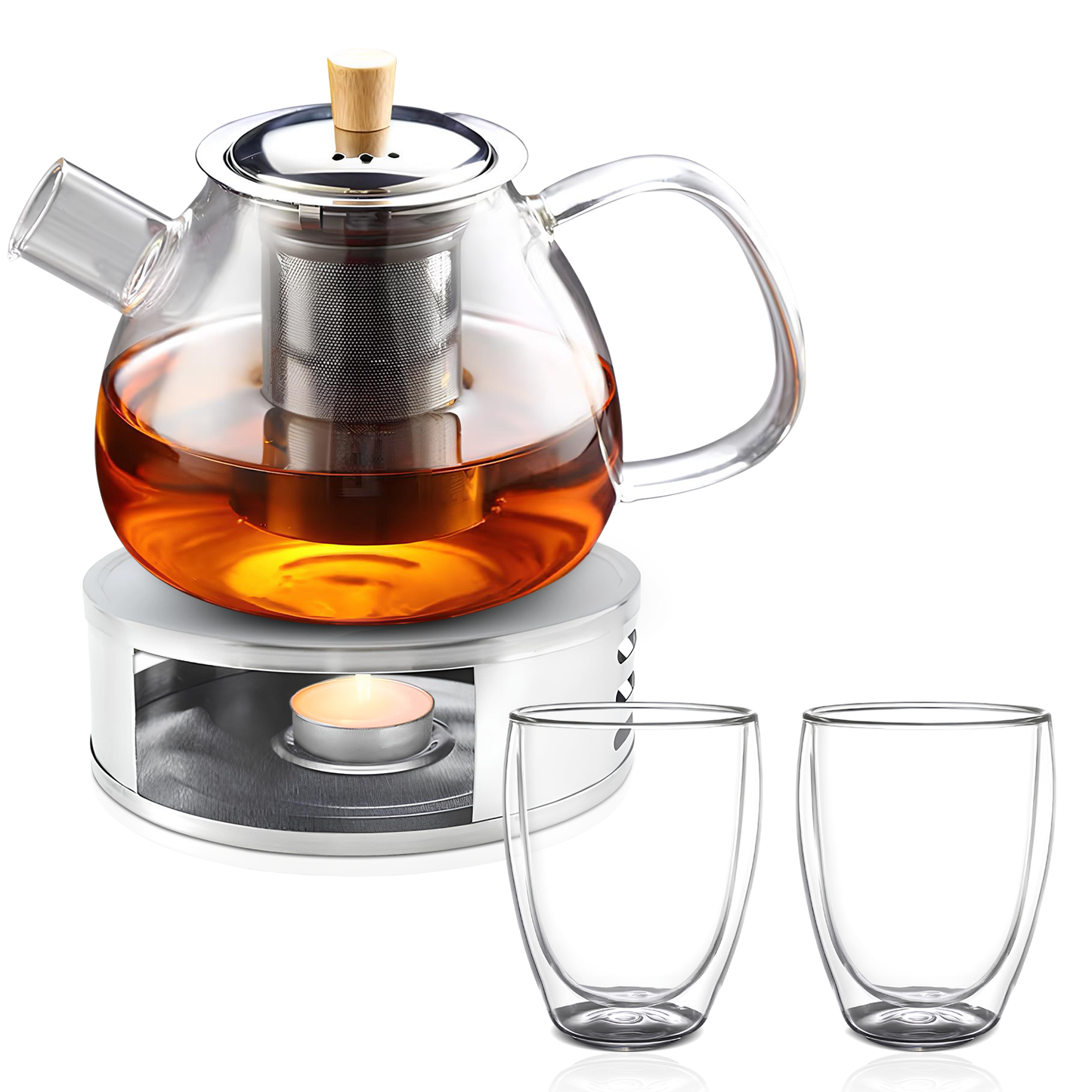 INFUSIA - Elegante theepot met filter