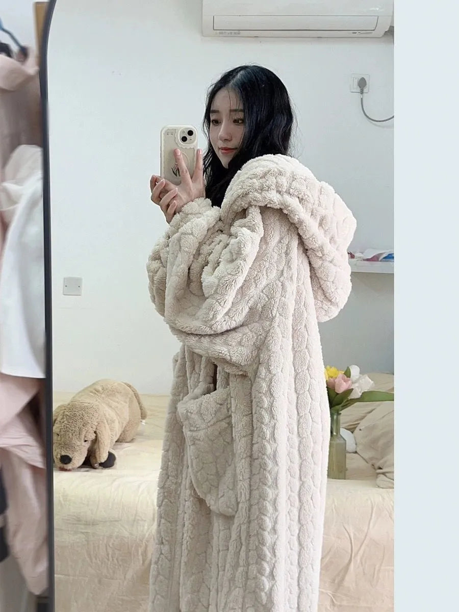 SERAPHINA - Ultra-cozy dekenjas met capuchon voor dames