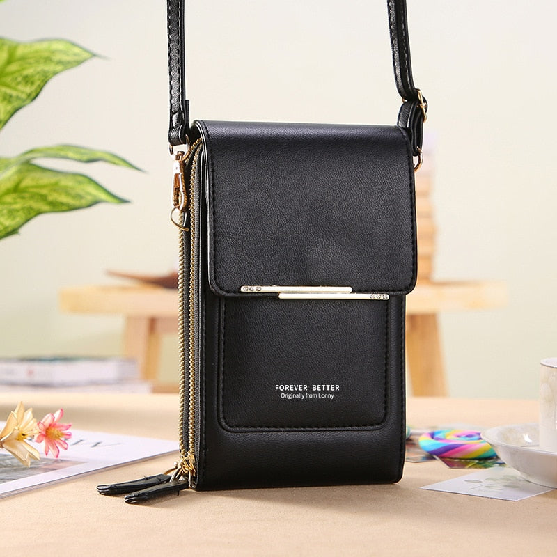 NOVA - Compacte crossbody telefoontas met kaarthouder
