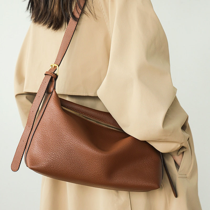 Elegante crossbody tas met moderne flair – Amberia Luxe - Glamorix
