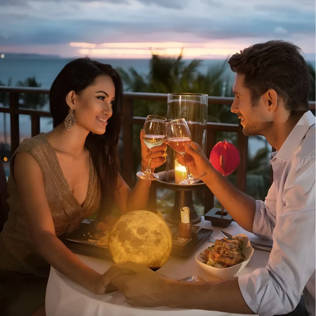 LunaGlow - Zwevende 3D Maanlamp