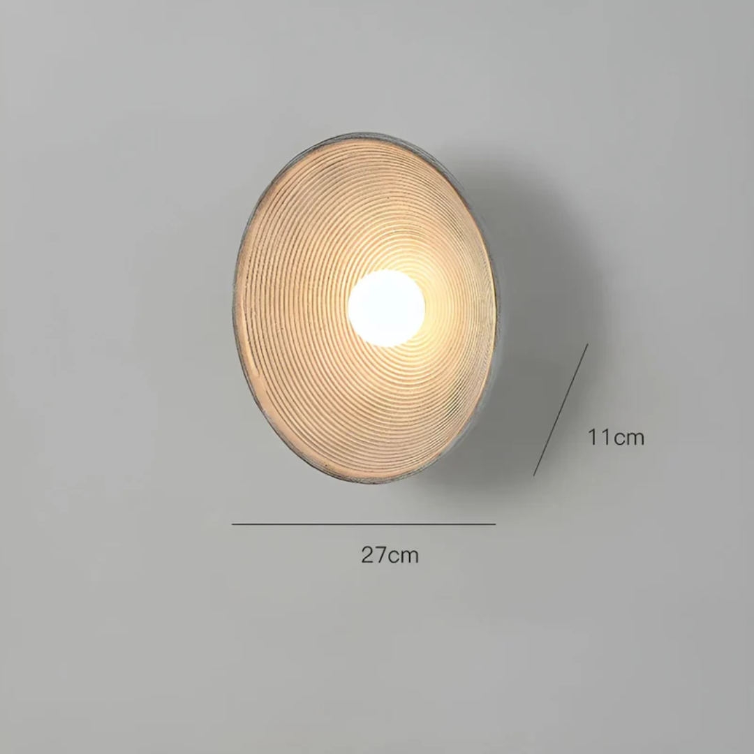 ZenAura - Minimalistische Wabi-Sabi Wandlamp