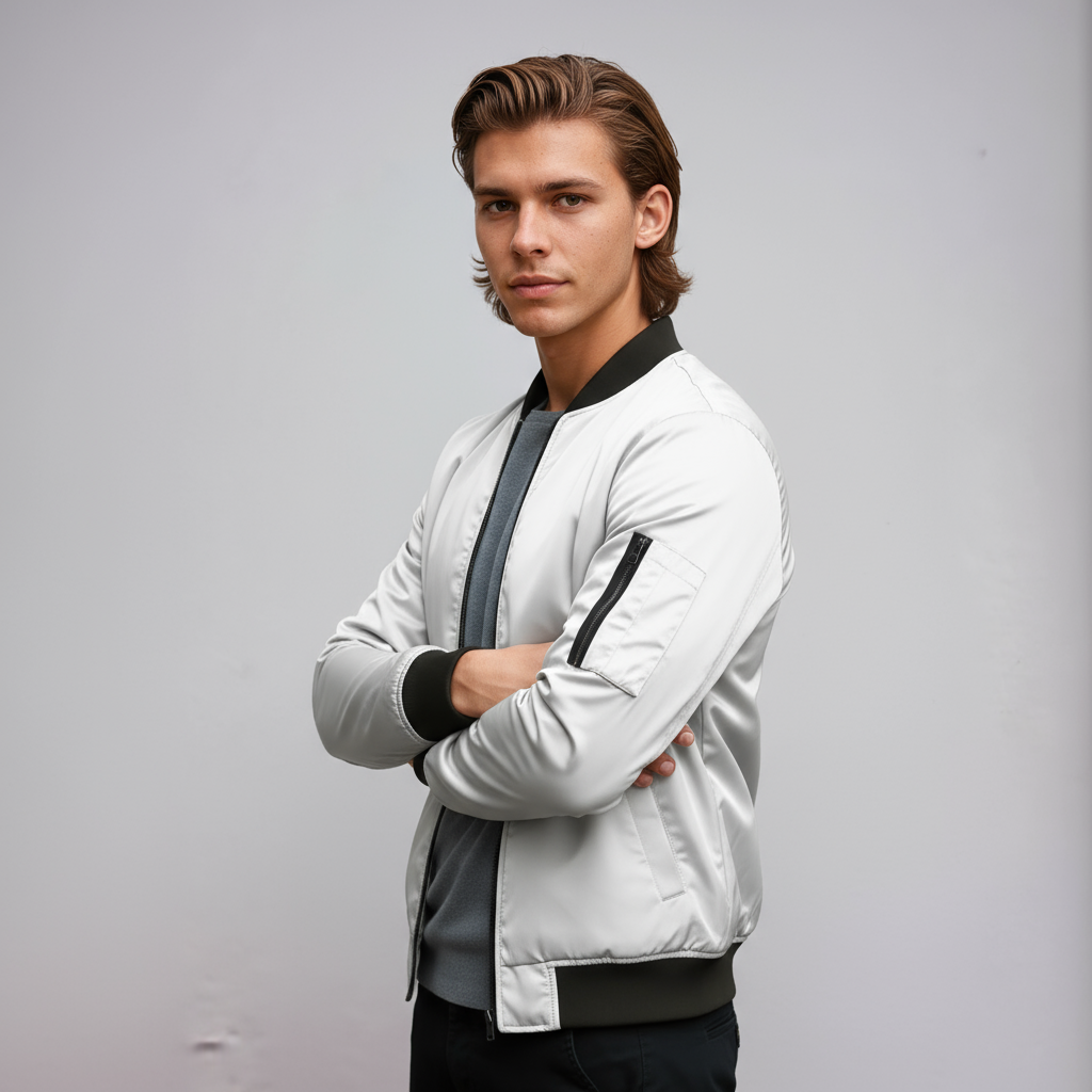 MILO – Heren bomberjack met moderne pasvorm en sportieve look - Glamorix