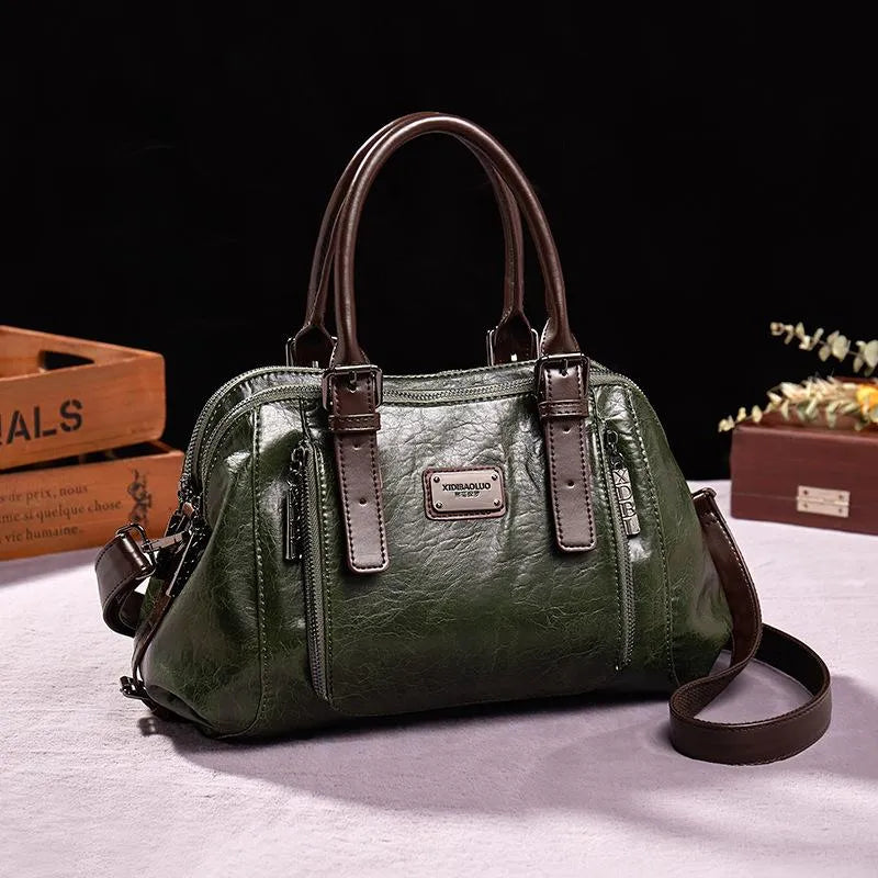 Stijlvolle compacte schoudertas voor dames – Luvina CityBelle - Glamorix