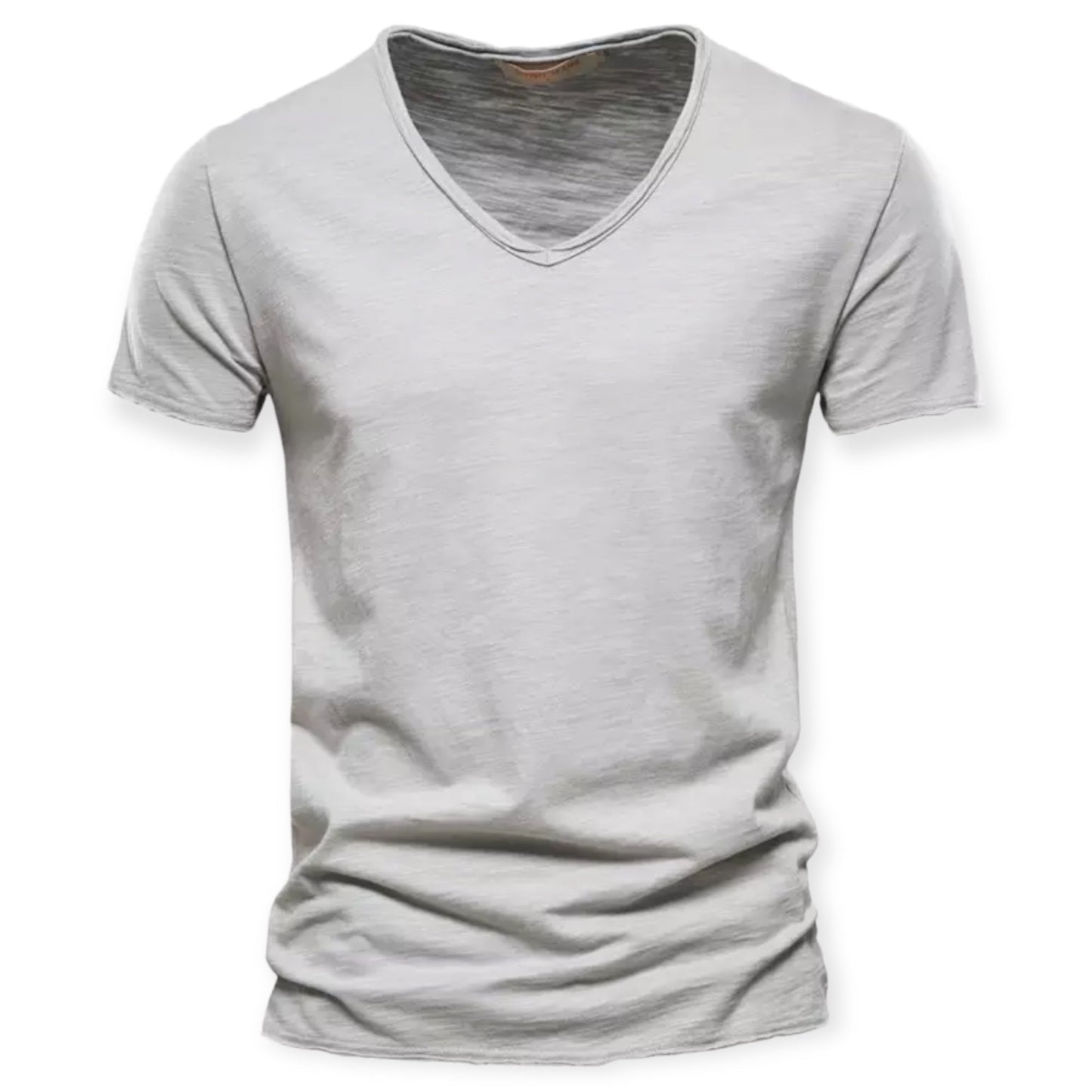 LEON - Casual herenoverhemd met V-hals voor een moeiteloze look