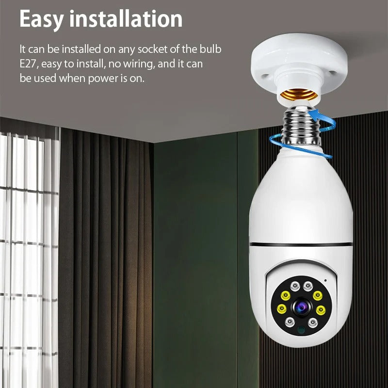 HomeGuard 360° – Slimme WiFi Beveiligingscamera met Panoramisch Zicht