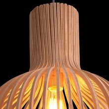 WOODLUST - Handgemaakte Houten Hanglamp voor Tijdloze Elegantie