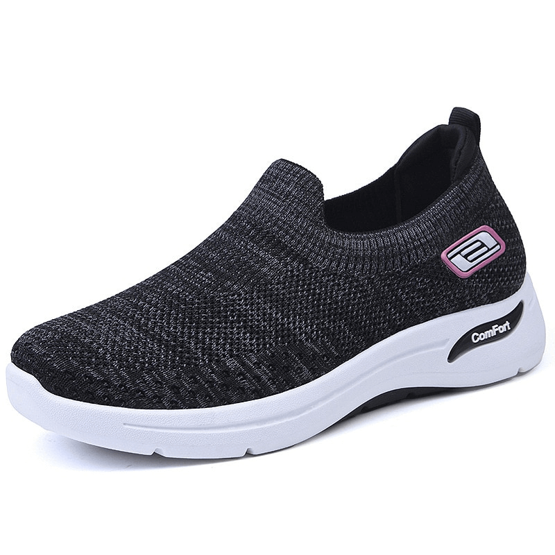 Orthopedische lichte damessneaker met elastisch comfort – FlexivaMove - Glamorix
