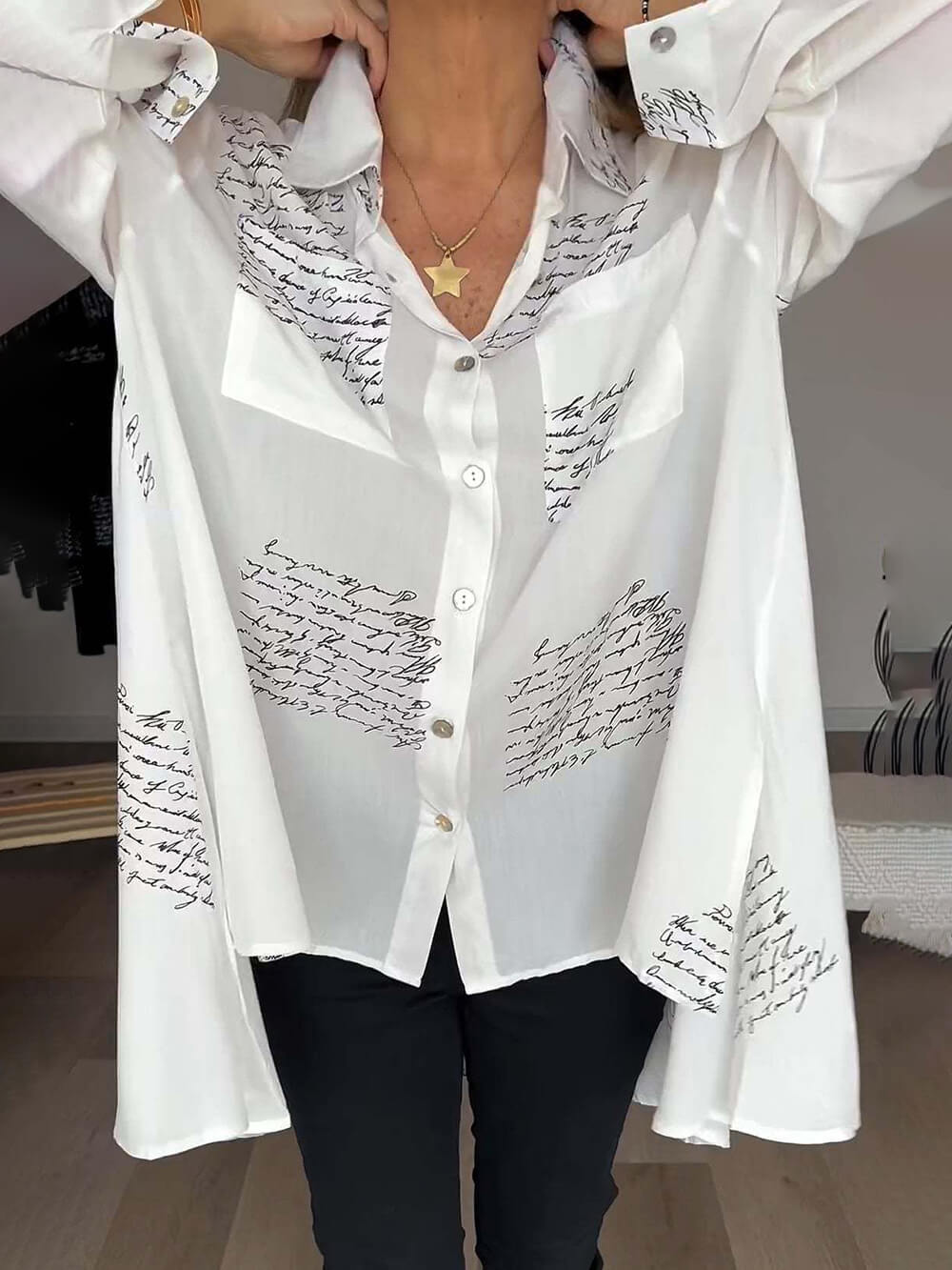 Stijlvol overhemd voor een casual en trendy uitstraling – LYANA
