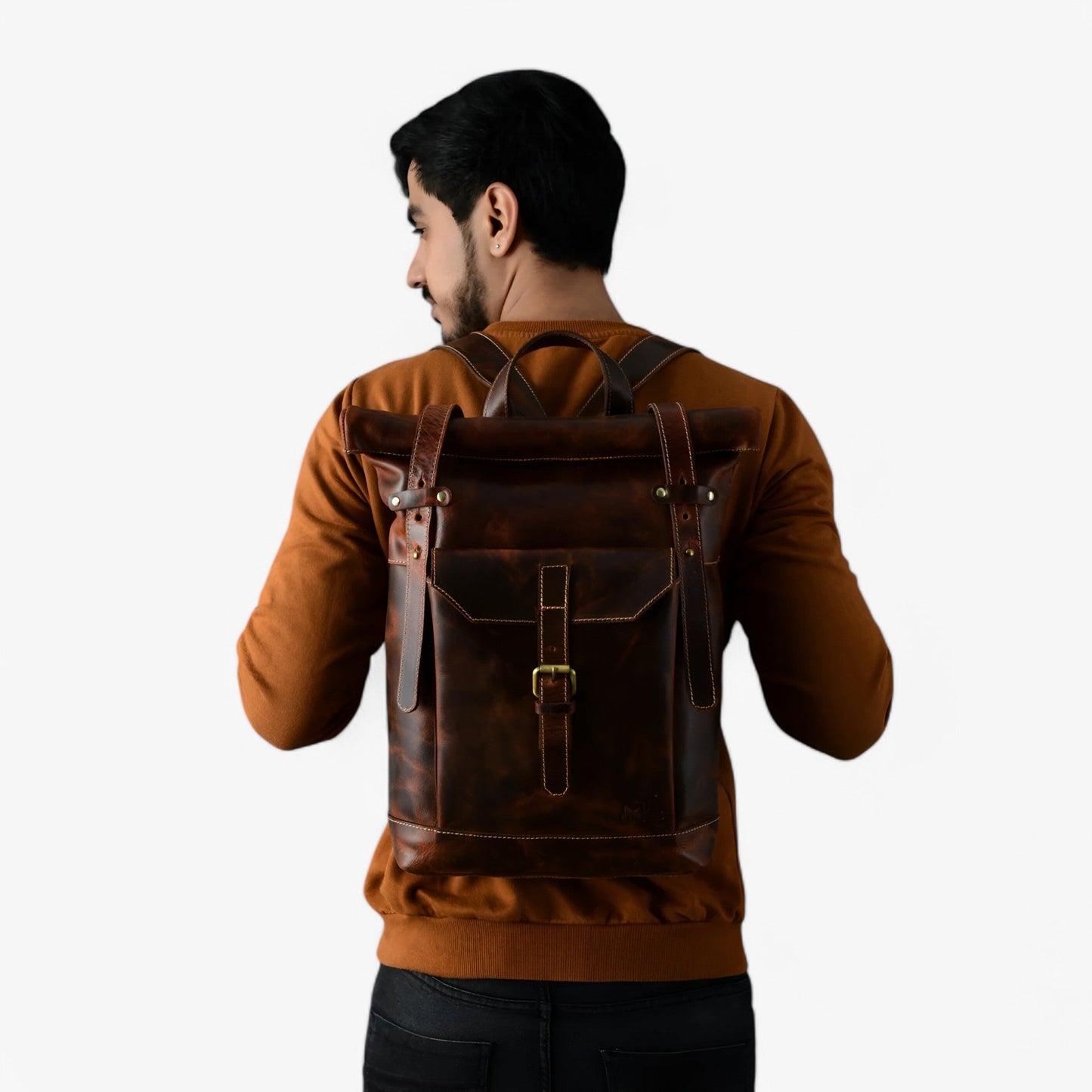 Stoere roll-top rugzak van waterafstotend canvas – TimberHawk Atlas - Glamorix