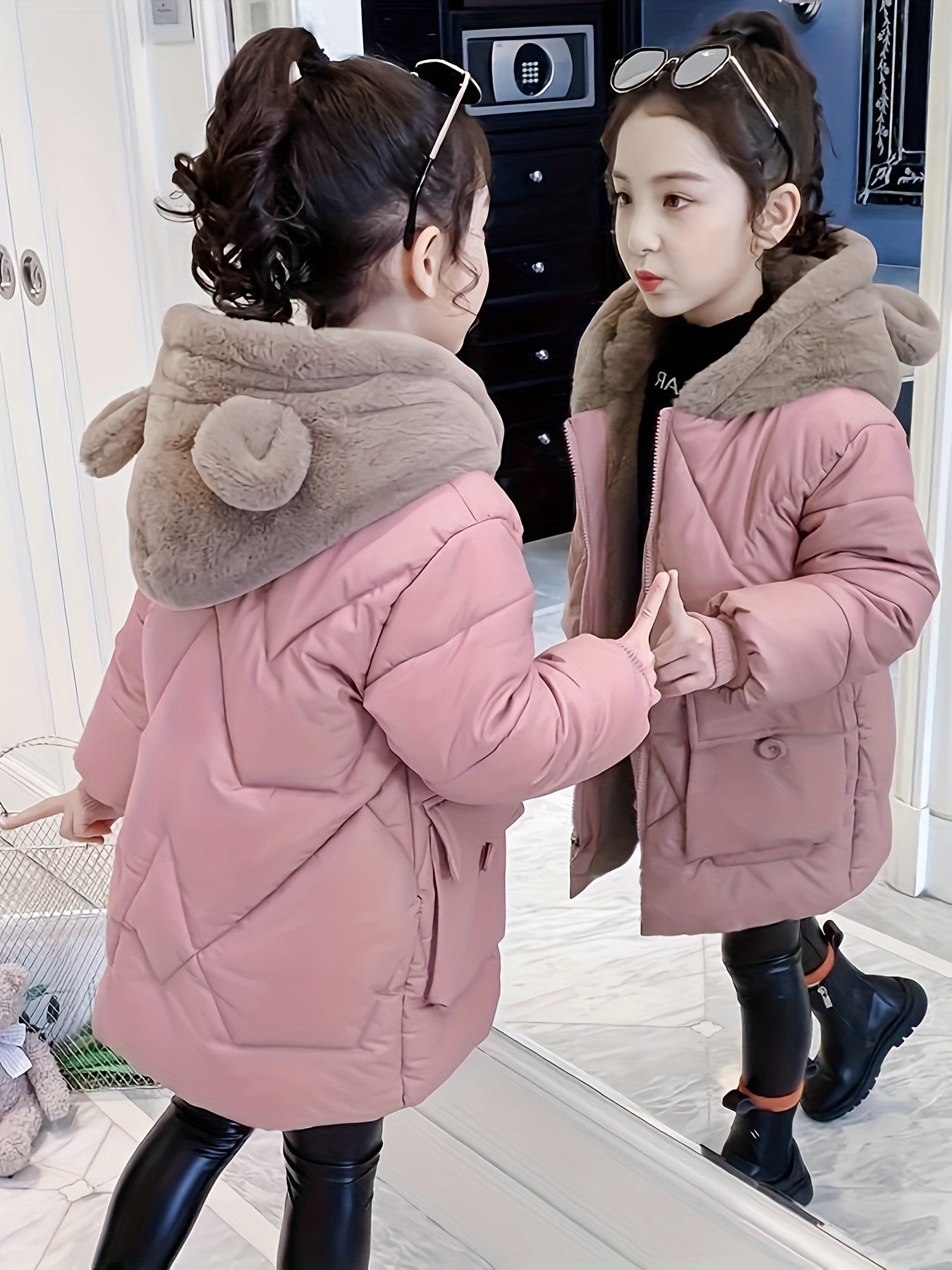 LIV - Schattige winter parka met capuchon voor meisjes