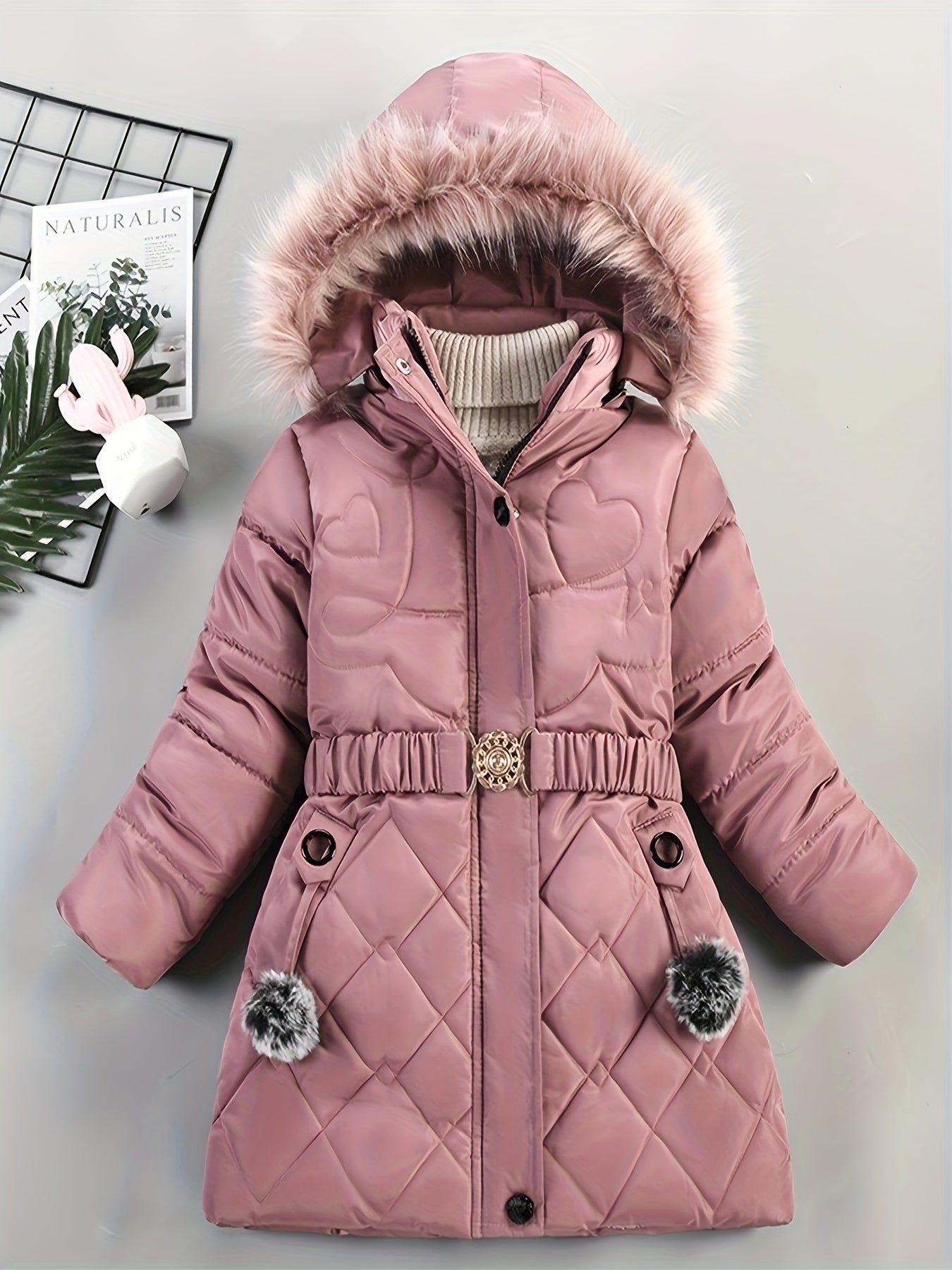 LUNA - Winterjas met capuchon voor meisjes