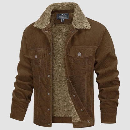 DANTE - Chaqueta de pana con forro de borrego para hombre - Glamorix