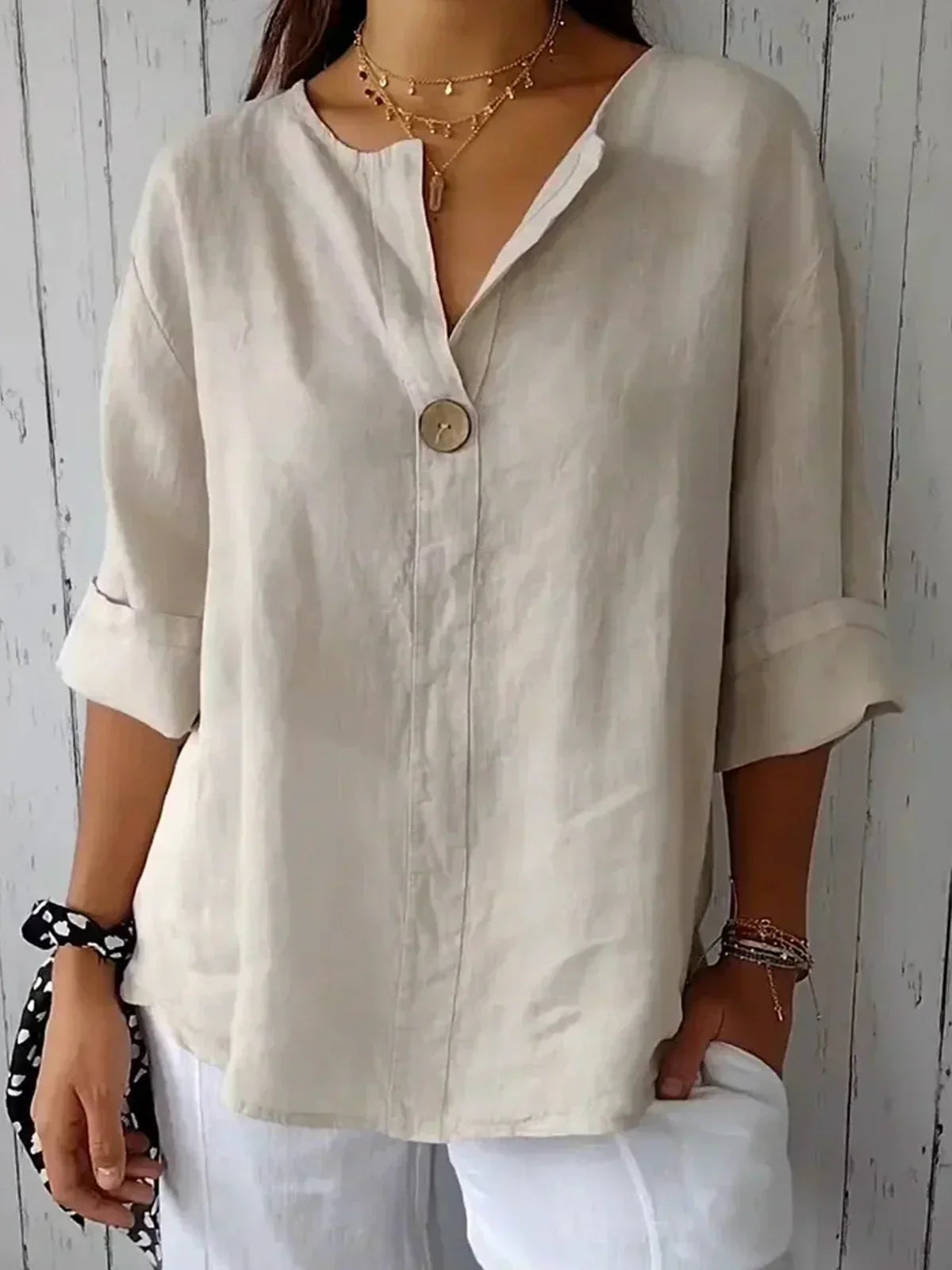 LIVIANA – Losvallende damesblouse met chique uitstraling en ultiem draagcomfort