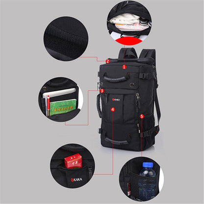 Multifunctionele reisrugzak met laptopvak en uitbreidbaar volume – AEROVIQ TravelMate - Glamorix