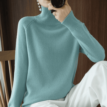 Stijlvolle coltrui voor dames met warmte, luxe en elegantie, gemaakt van topkwaliteit zacht materiaal – ARCADIA - Glamorix