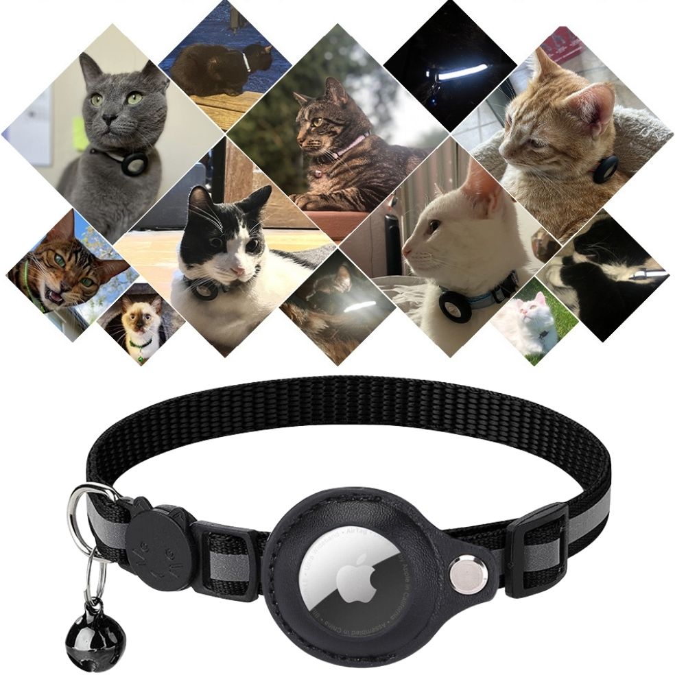 GPS-halsband voor katten met snelontgrendeling en reflecterend design – NOCAT LOST - Glamorix