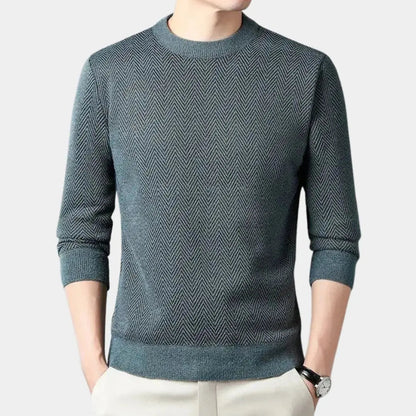 NATHAN – Casual getailleerde herentrui met moderne fit
