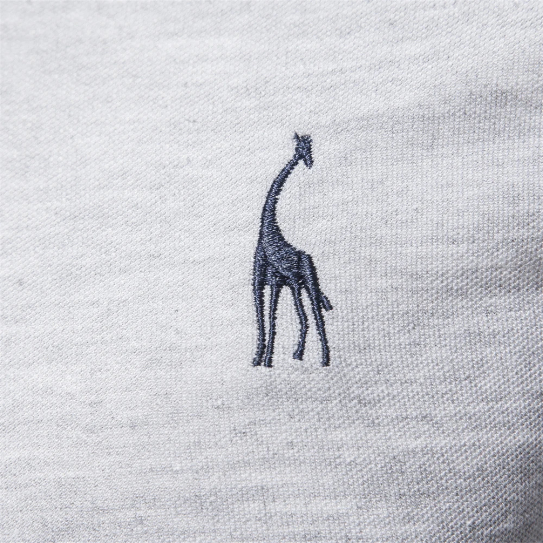 Slim fit polo met lange mouwen voor heren – JASON