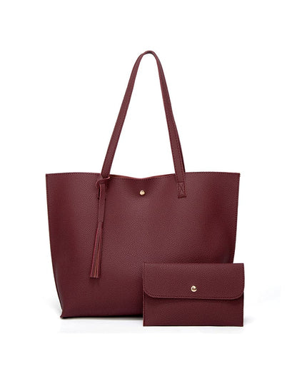 Ruime schoudertas met kwastjes voor dames – Melora GrandeTote - Glamorix