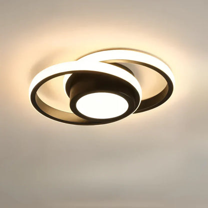 LumièreAnneaux – Moderne LED Plafondlamp met Dubbel Ringontwerp
