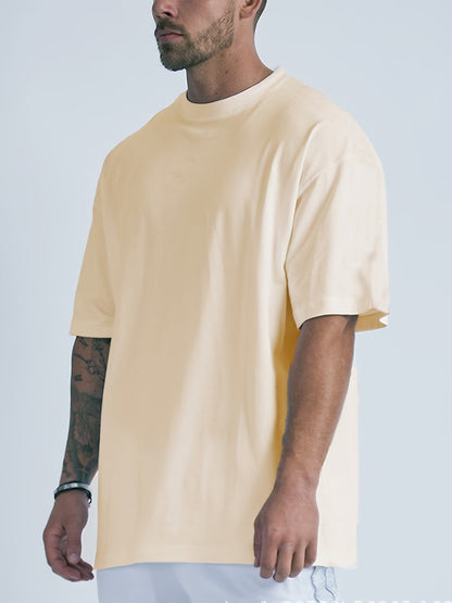 Oversized heren T-shirt met verlaagde schoudernaden – KAYN RELAXTEE - Glamorix