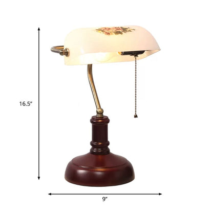 VINTALUX - Vintage halfcilindrische nachtkastlamp voor sfeervolle verlichting