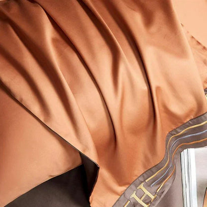 RoyalSilk - Premium Satijnen Katoen Geborduurd Beddengoed Set