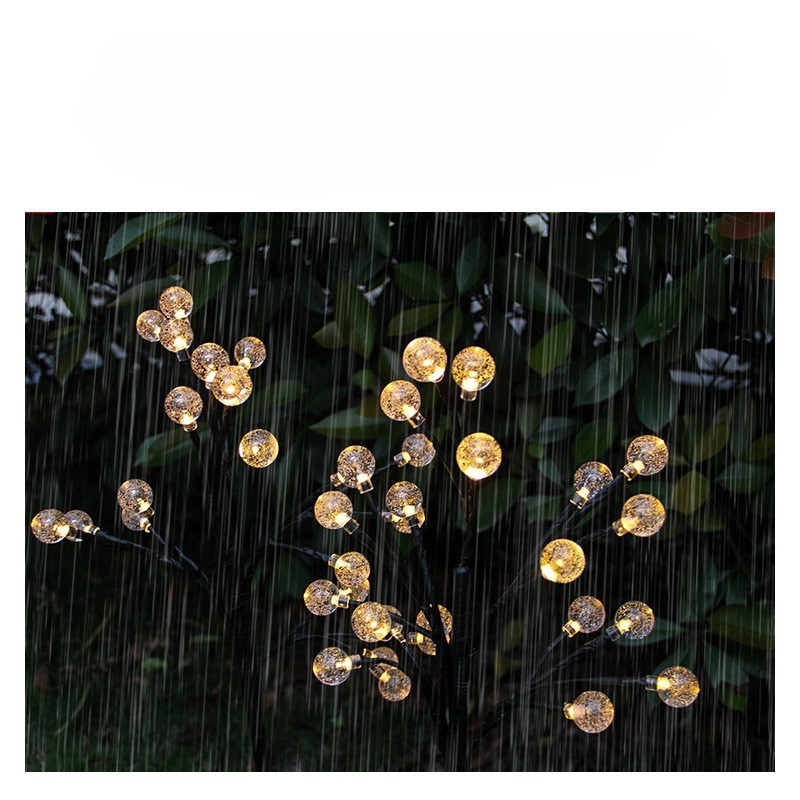 Solar tuinlampen 6-pack met 15 warme LED-lichtjes – SOLAR BLOOM - Glamorix