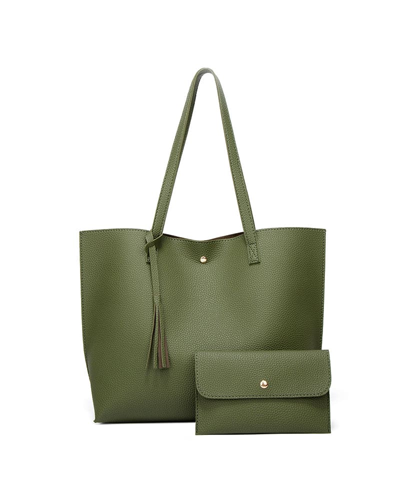 Ruime schoudertas met kwastjes voor dames – Melora GrandeTote - Glamorix