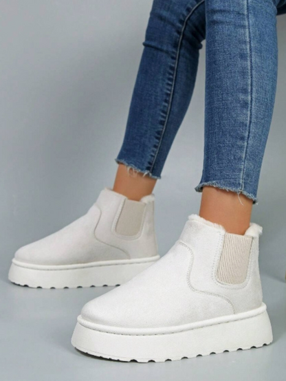 SIENNA - Knusse winterlaars met stijlvolle buff-look