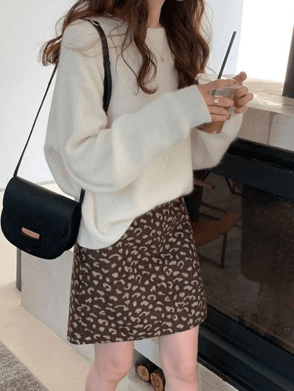 MINIMAL MILA - Minimalistische Ronde Hals Pullover