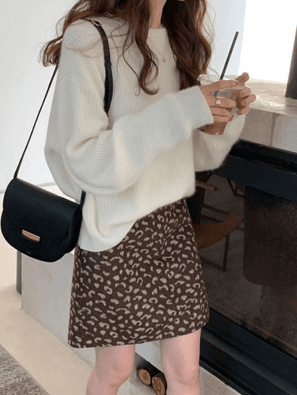 MINIMAL MILA - Minimalistische Ronde Hals Pullover