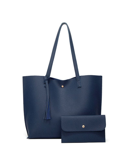 Ruime schoudertas met kwastjes voor dames – Melora GrandeTote - Glamorix