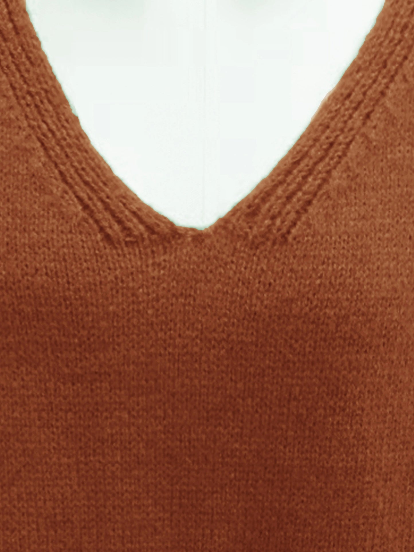 NOVA - Oversized trui met V-hals voor een elegante en comfortabele look