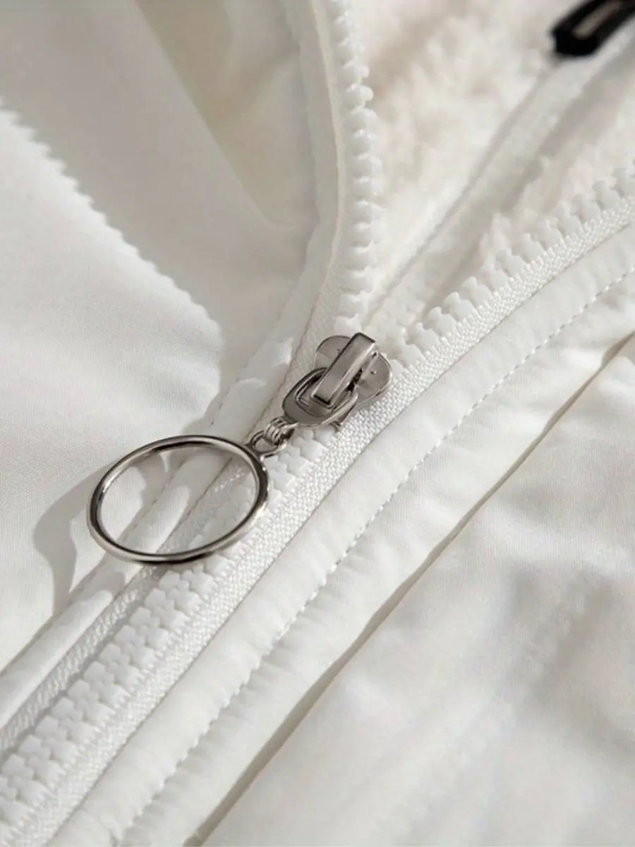 Dames winterjas met gewatteerde voering en hoge kraag, warme isolatie en moderne ritssluiting voor dames – VESTO - Glamorix