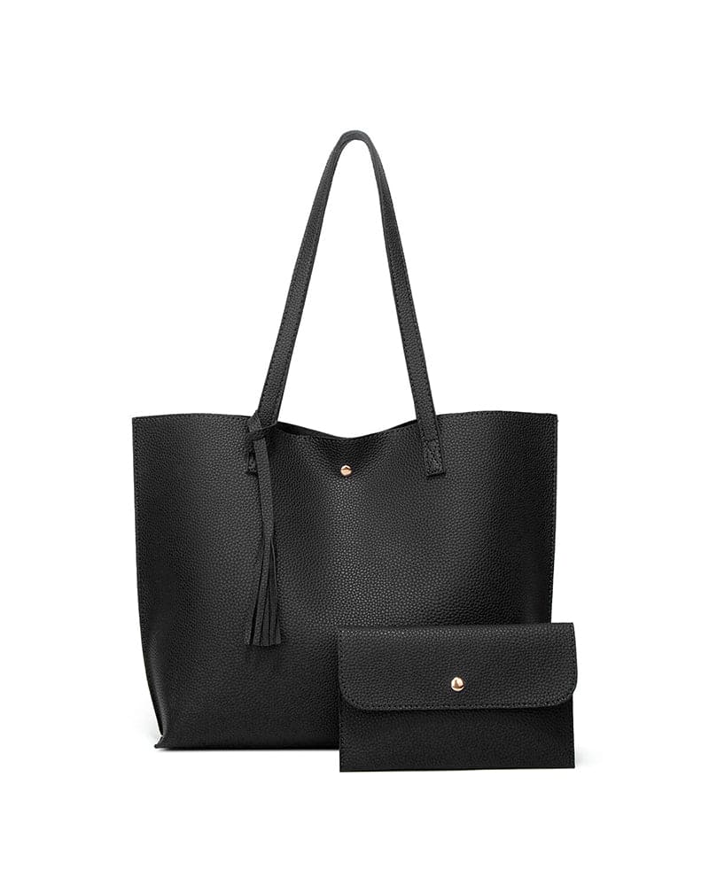 Ruime schoudertas met kwastjes voor dames – Melora GrandeTote - Glamorix