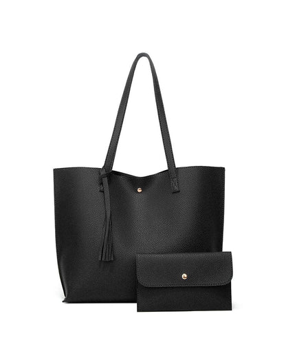 Ruime schoudertas met kwastjes voor dames – Melora GrandeTote - Glamorix