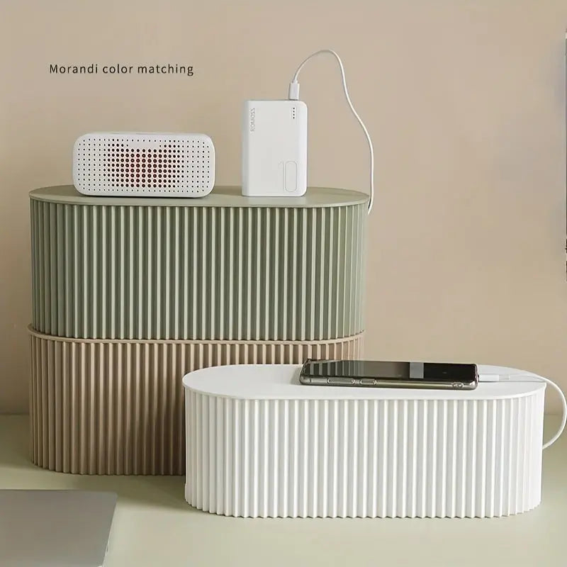 Kabel organizer box voor net en veilig kabelbeheer – ORGALETTO CleanBox - Glamorix