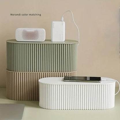 Kabel organizer box voor net en veilig kabelbeheer – ORGALETTO CleanBox - Glamorix