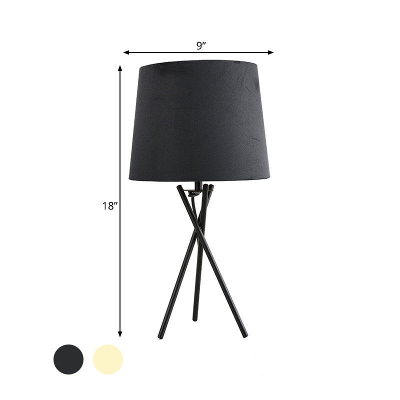 DRUMLIGHT - Minimalistische tafellamp met drumdoek voor sfeervolle nachtlamp