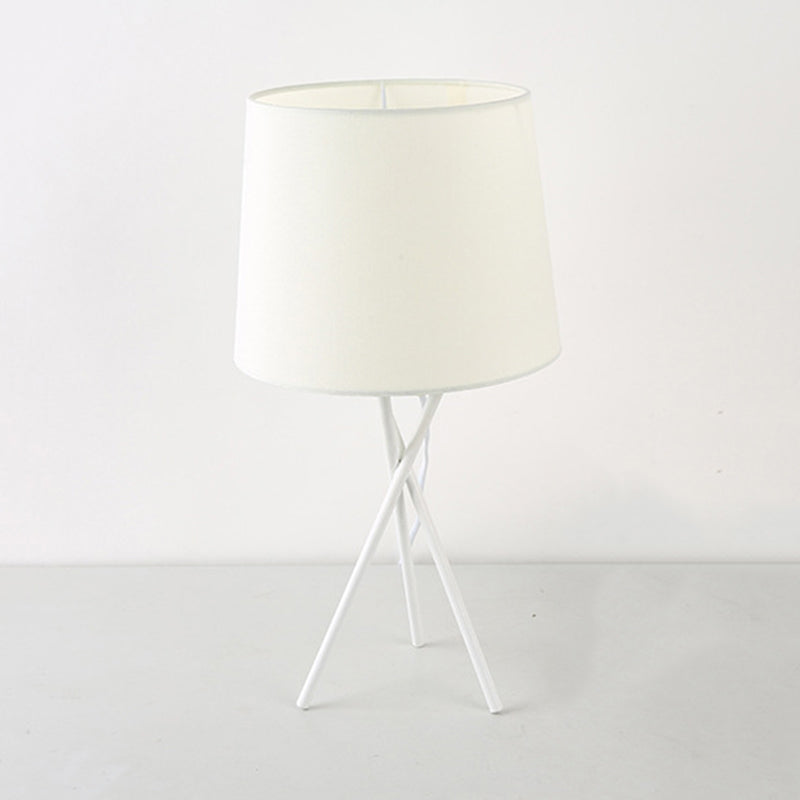 DRUMLIGHT - Minimalistische tafellamp met drumdoek voor sfeervolle nachtlamp