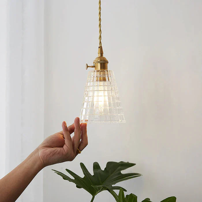 LumièreVerre – Elegante Glazen Hanglamp
