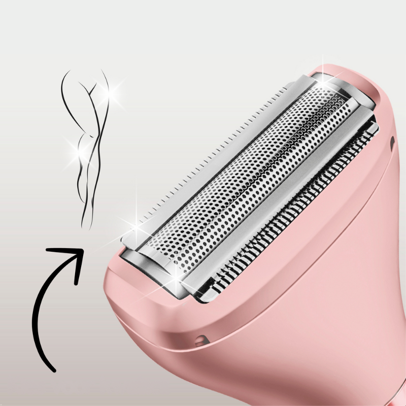 3-in-1 elektrische ladyshave voor een gladde en zachte huid – SILKYVA PureTrim - Glamorix