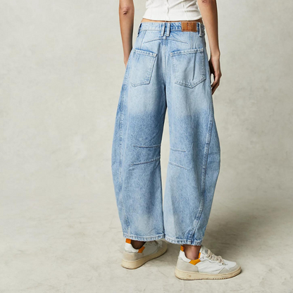 Dames jeans met rechte pijp en comfortabele pasvorm – RENZA STRAIGHT - Glamorix