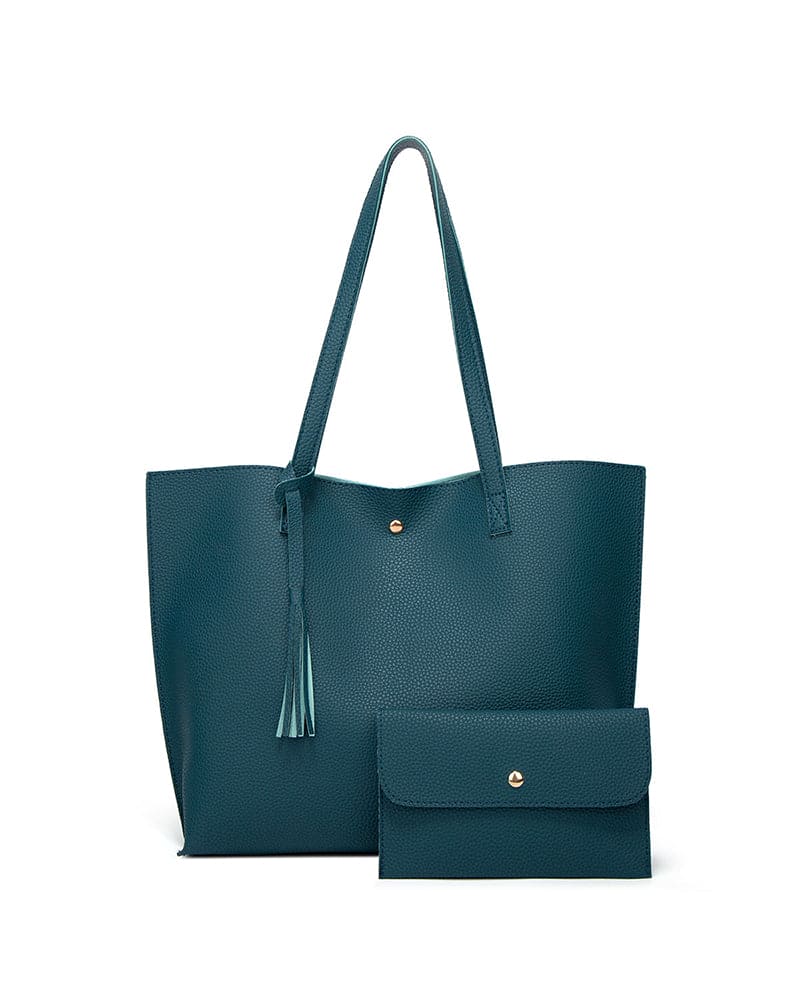 Ruime schoudertas met kwastjes voor dames – Melora GrandeTote - Glamorix