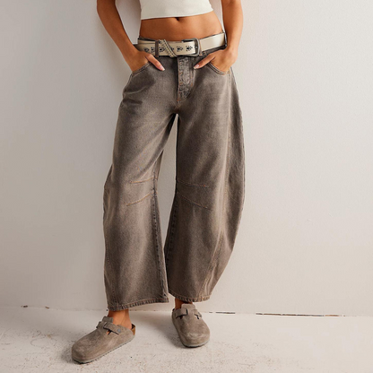 Dames jeans met rechte pijp en comfortabele pasvorm – RENZA STRAIGHT - Glamorix