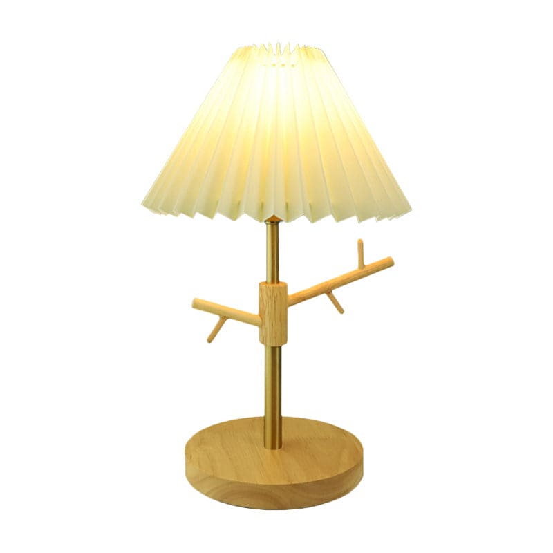 NORDIGLOW - Nordic vouwbare nachtkastlamp met ornamentenplank