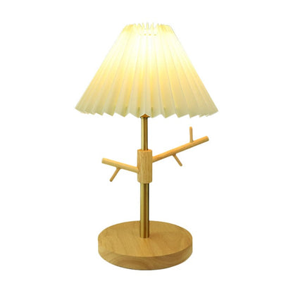 NORDIGLOW - Nordic vouwbare nachtkastlamp met ornamentenplank
